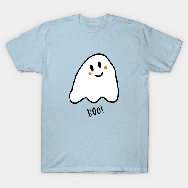 Boo! Halloween Ghost Costume T-Shirt by Anke Wonder 